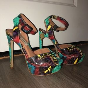 Steve Madden Snakeskin Heels